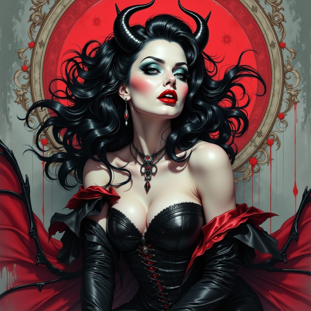 devils dolls design art